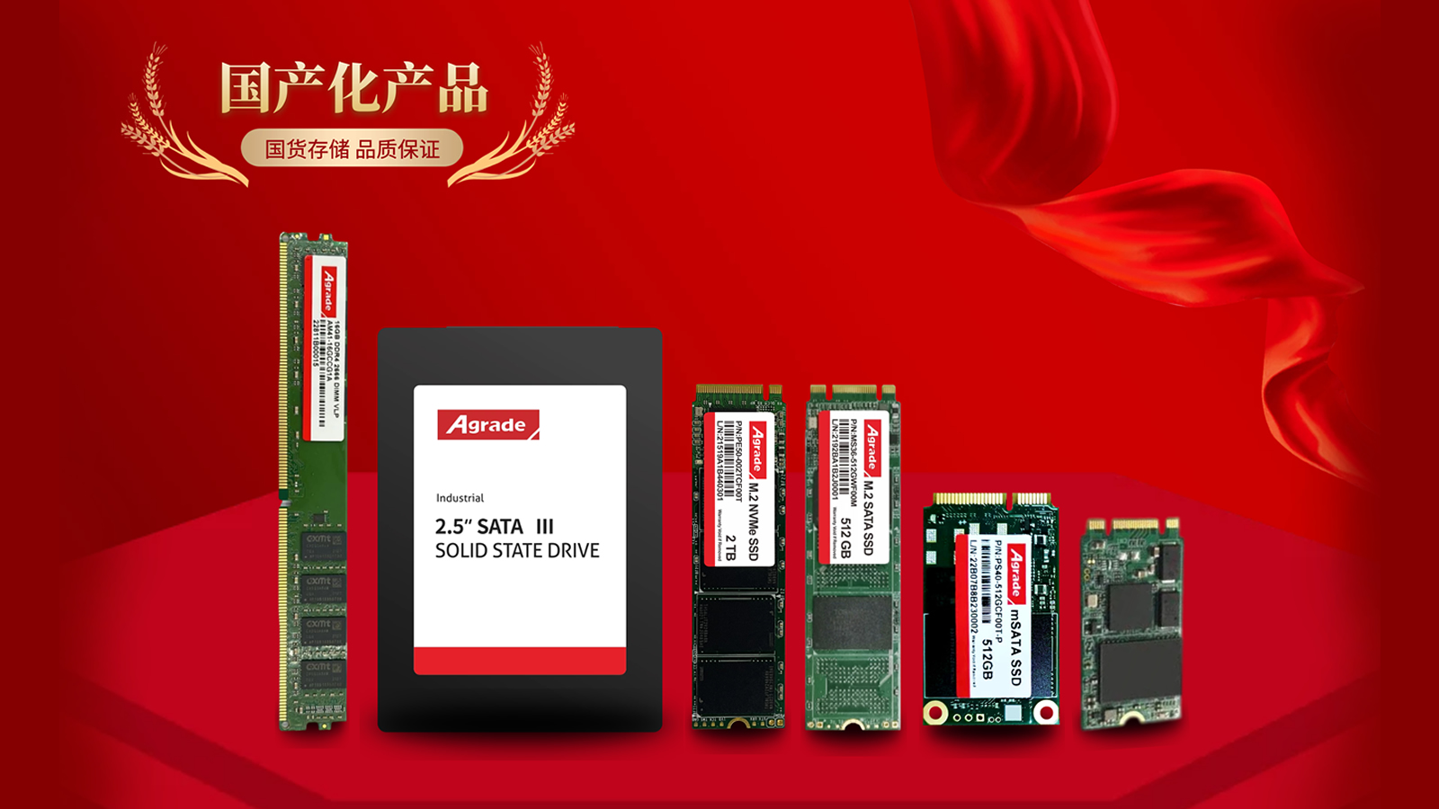 國(guó)貨來(lái)襲：Agrade睿達(dá)發(fā)布M.2 2242 NVMe工業(yè)級(jí)SSD